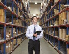 manager in warehouse